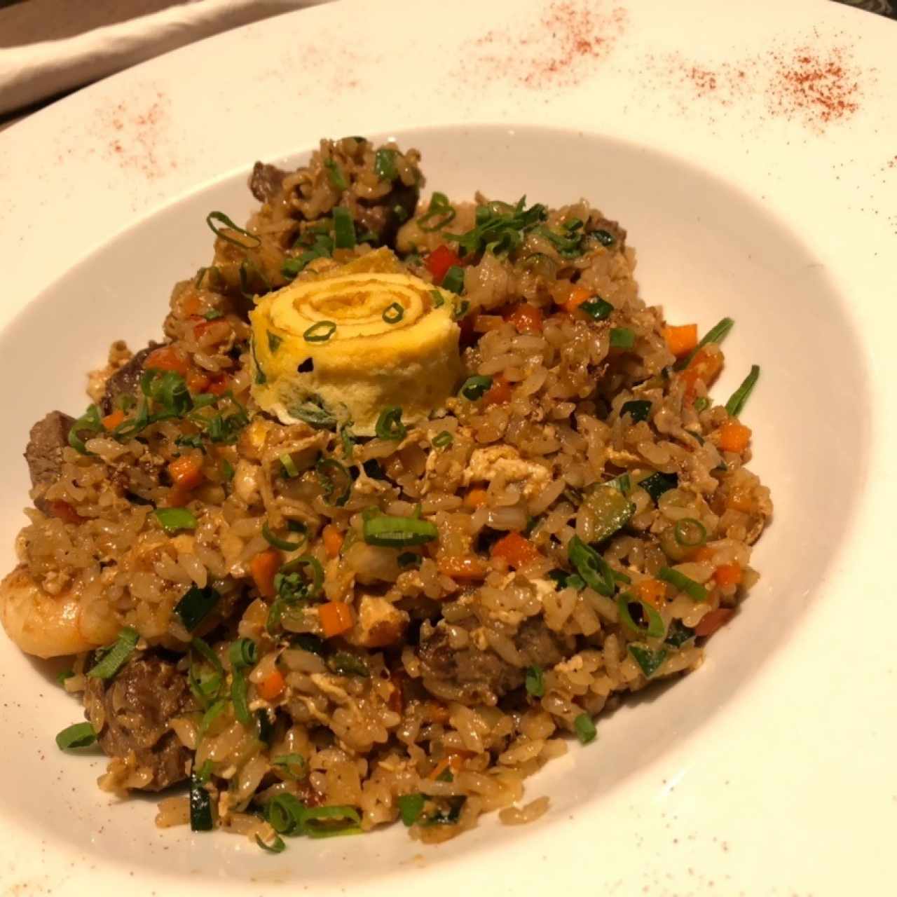 Nasi Goreng de camarones