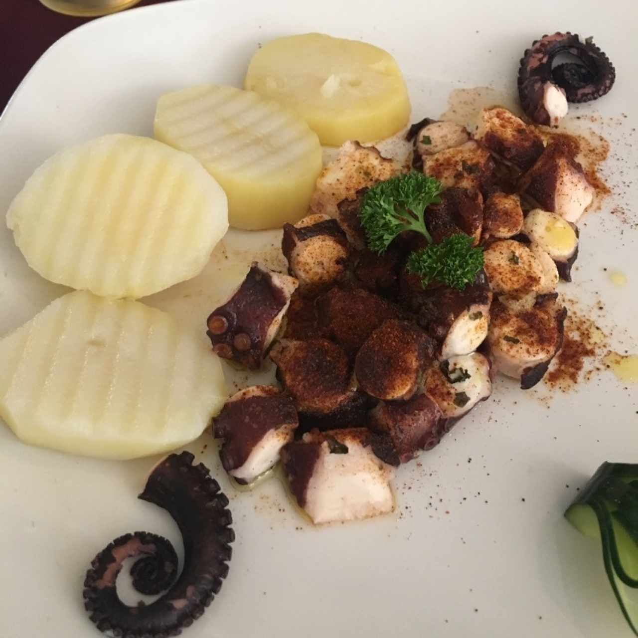 Pulpo al carbón