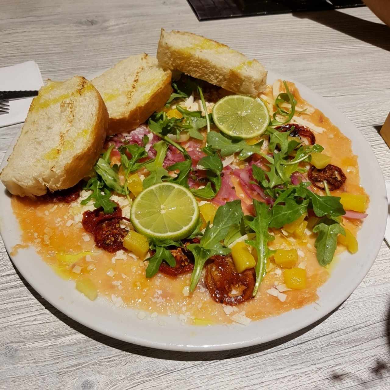 carpaccio de salmon