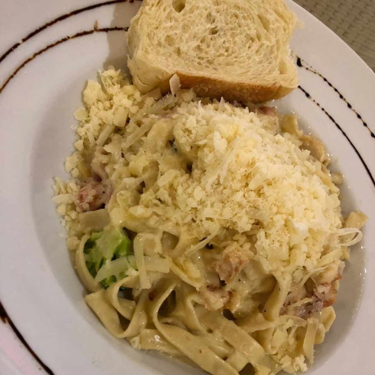 fetuccini a la Carbonara