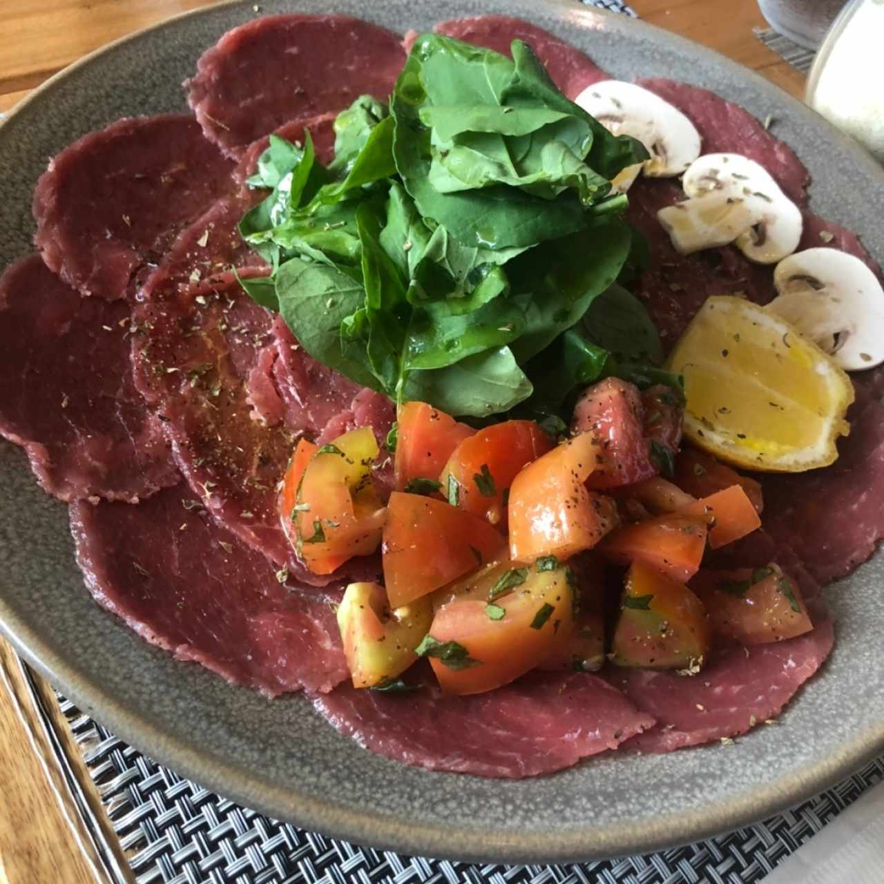 Carpaccio de carne