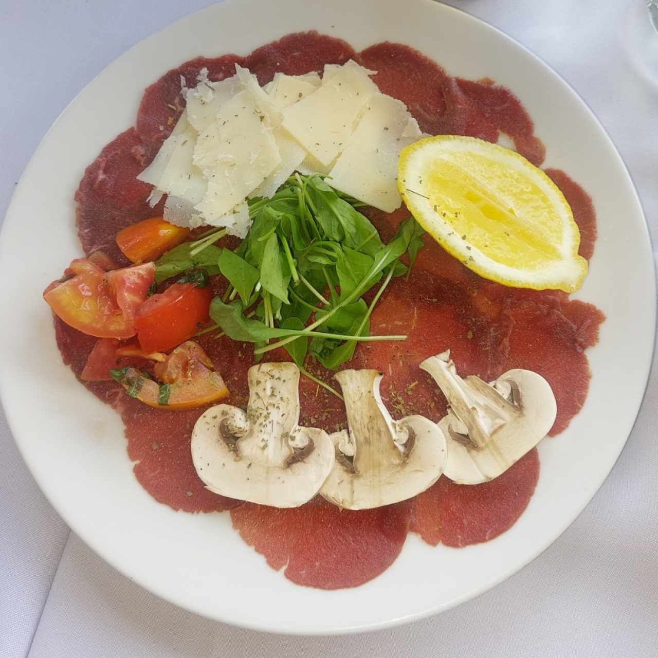 Entradas - Carpaccio de carne