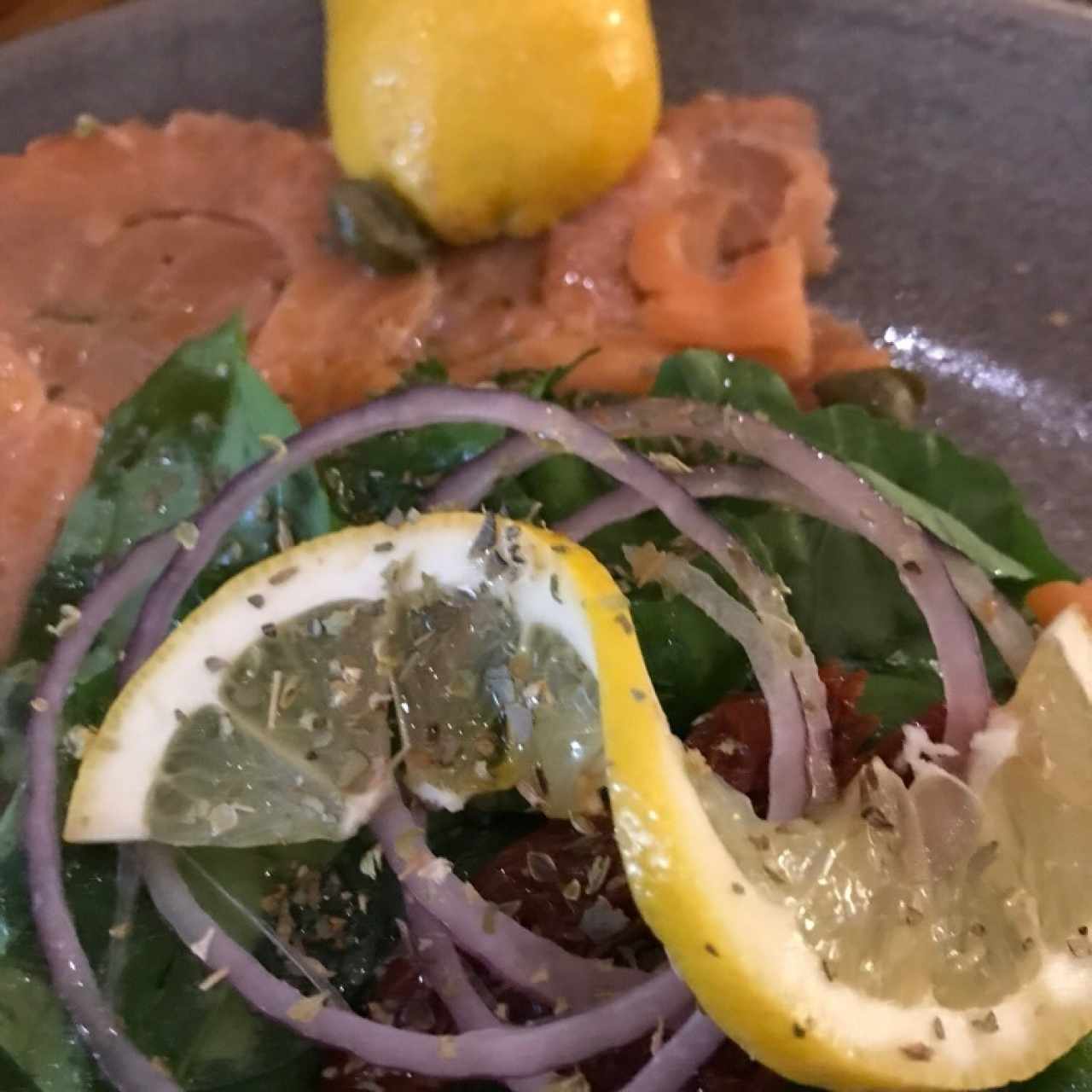 carpaccio de salmon