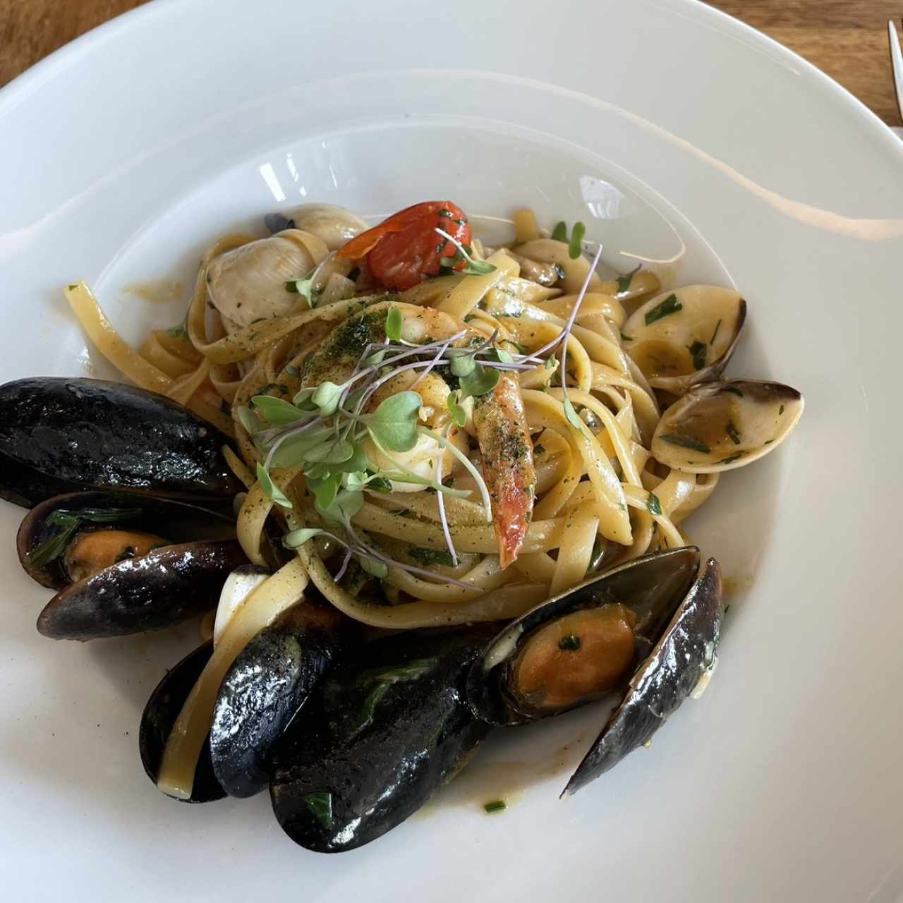 Fetuccini fruti di mare