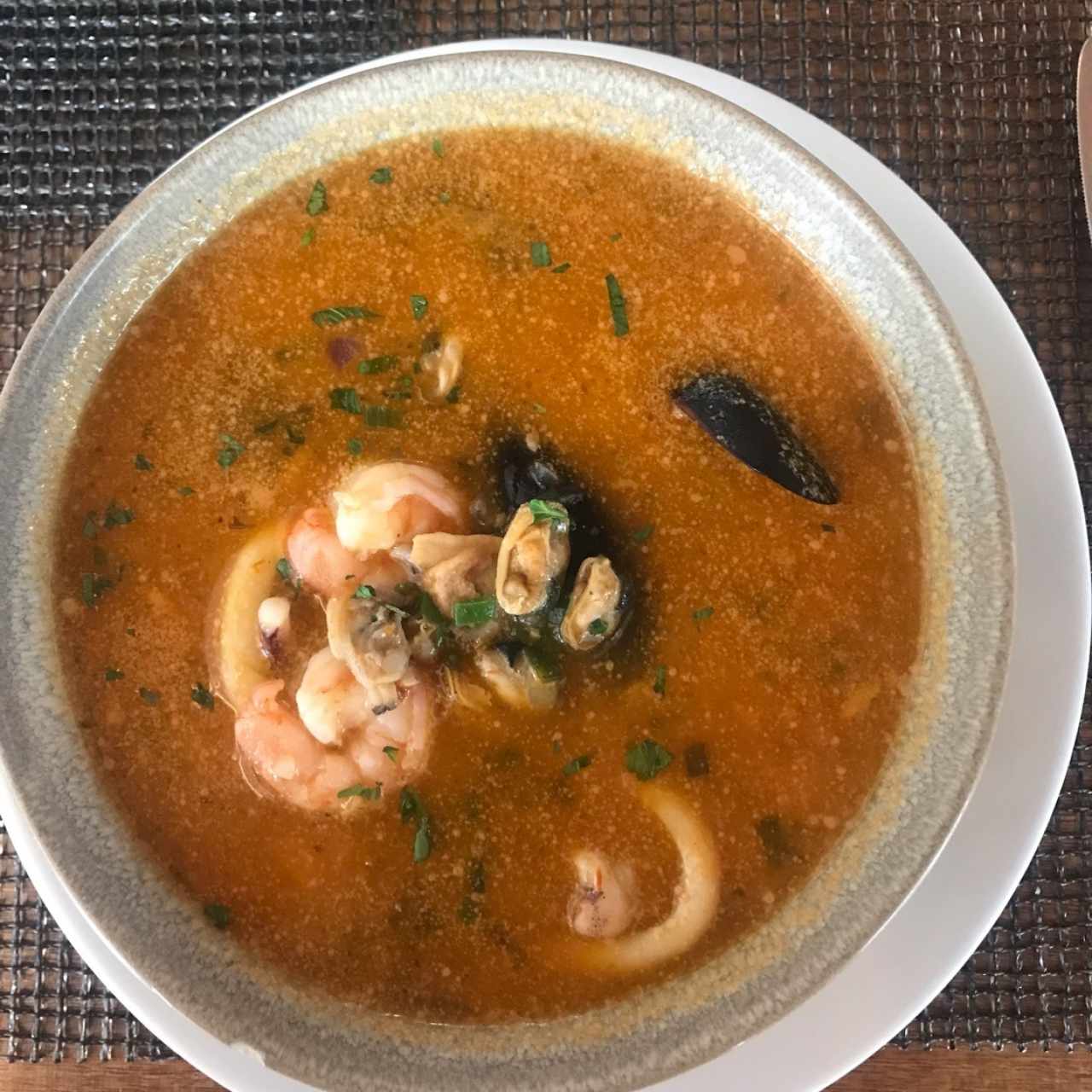 sopa de mariscos 