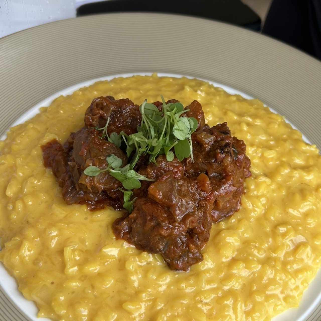 Risotto alla Milanese con Ossobuco