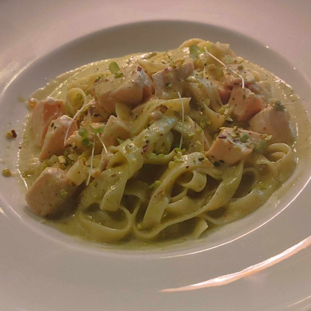 Pastas - Salmone con Pistacchio