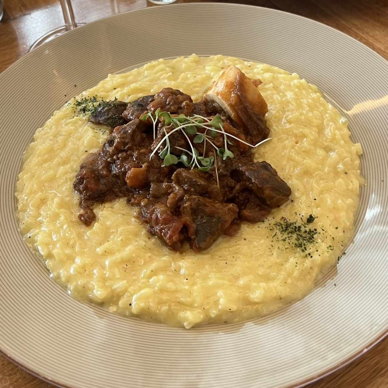 Risotto alla Milanese con Ossobuco