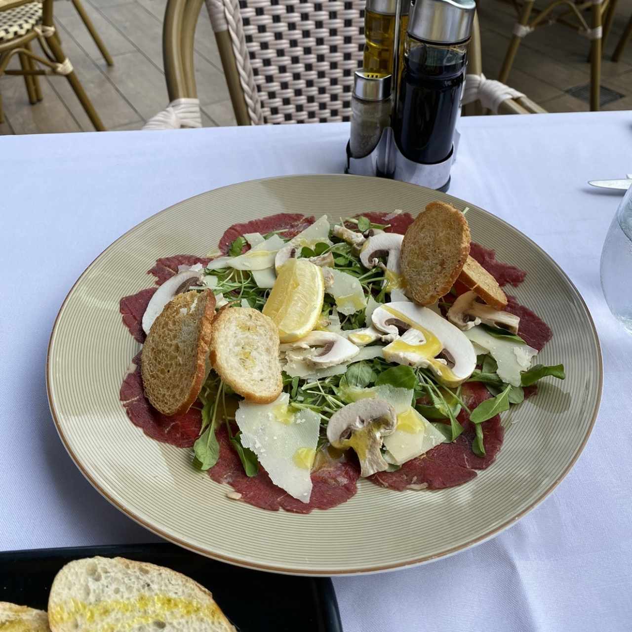 Entradas - Carpaccio de carne