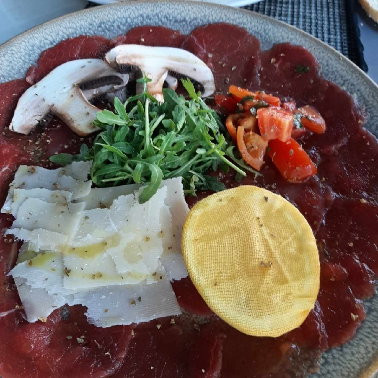 Entradas - Carpaccio de Carne