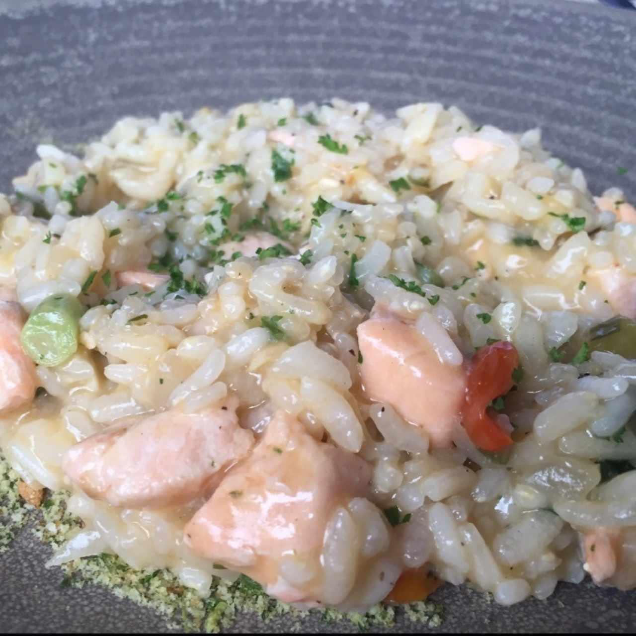 Rissotto de Salmon 