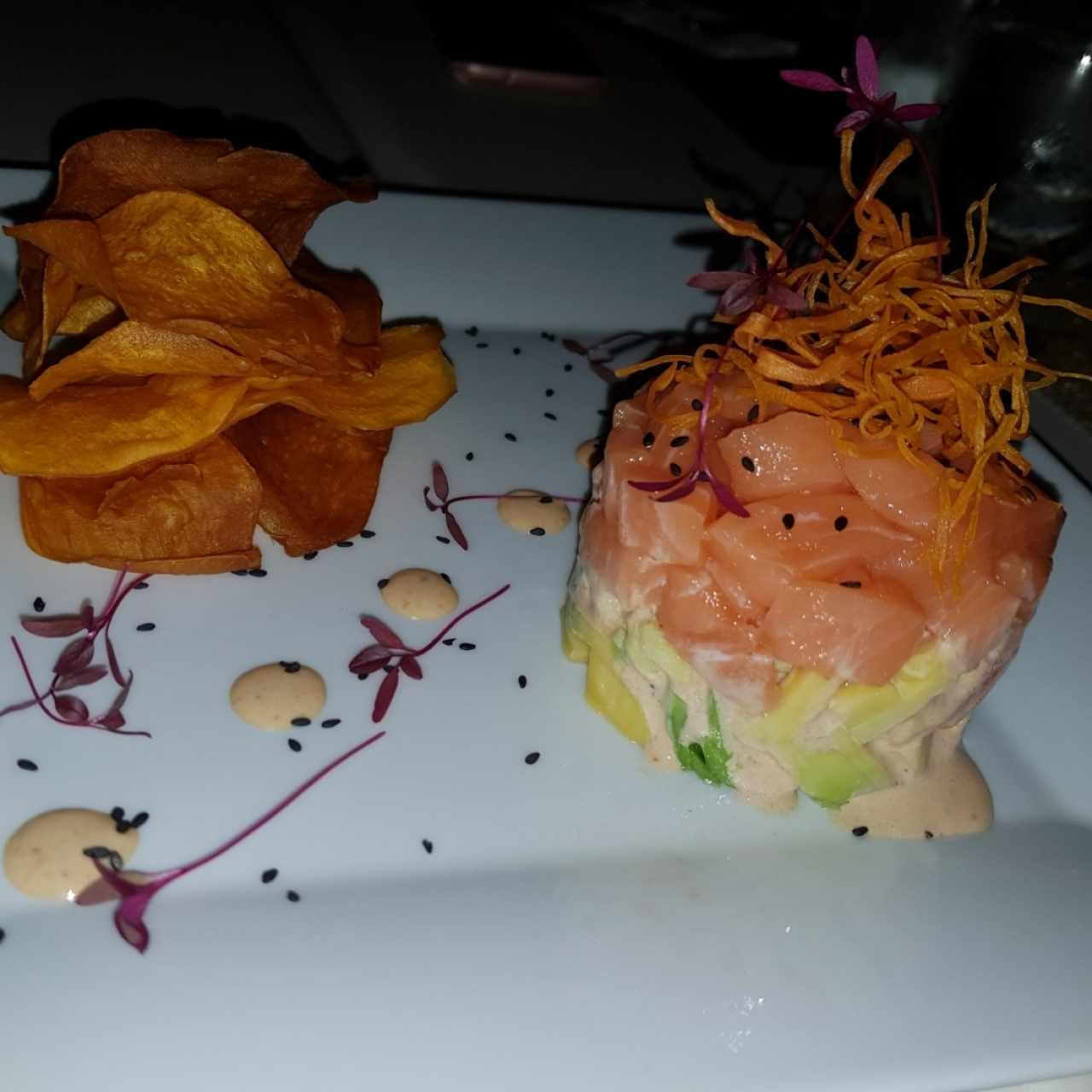 Tartar de salmon