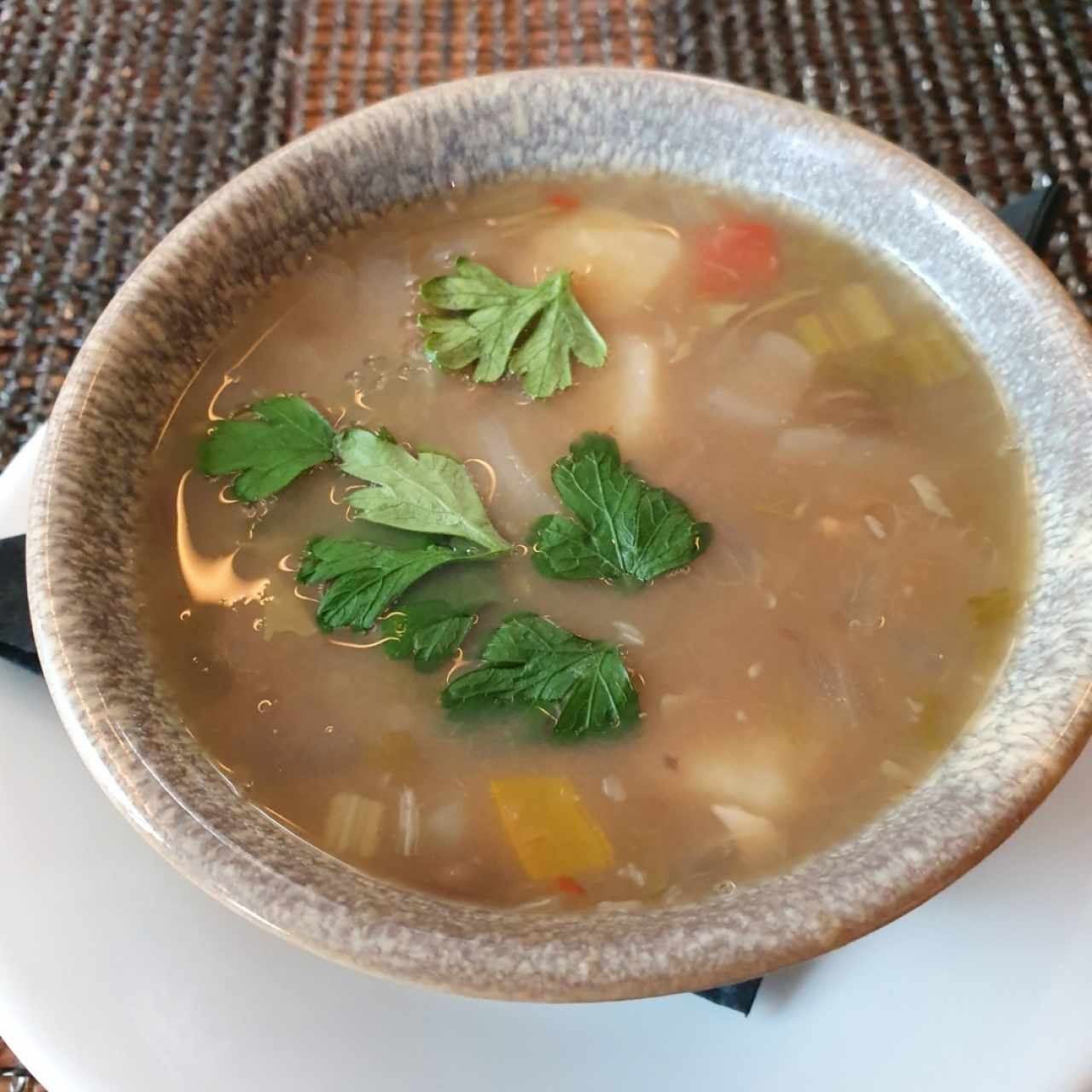 sopa de lentejas