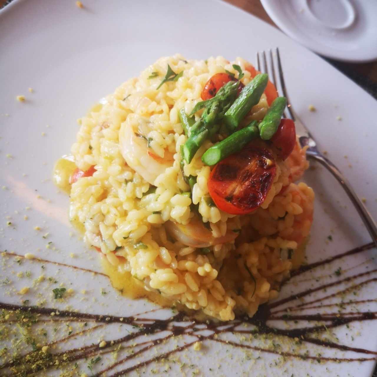 risotto de camarón 