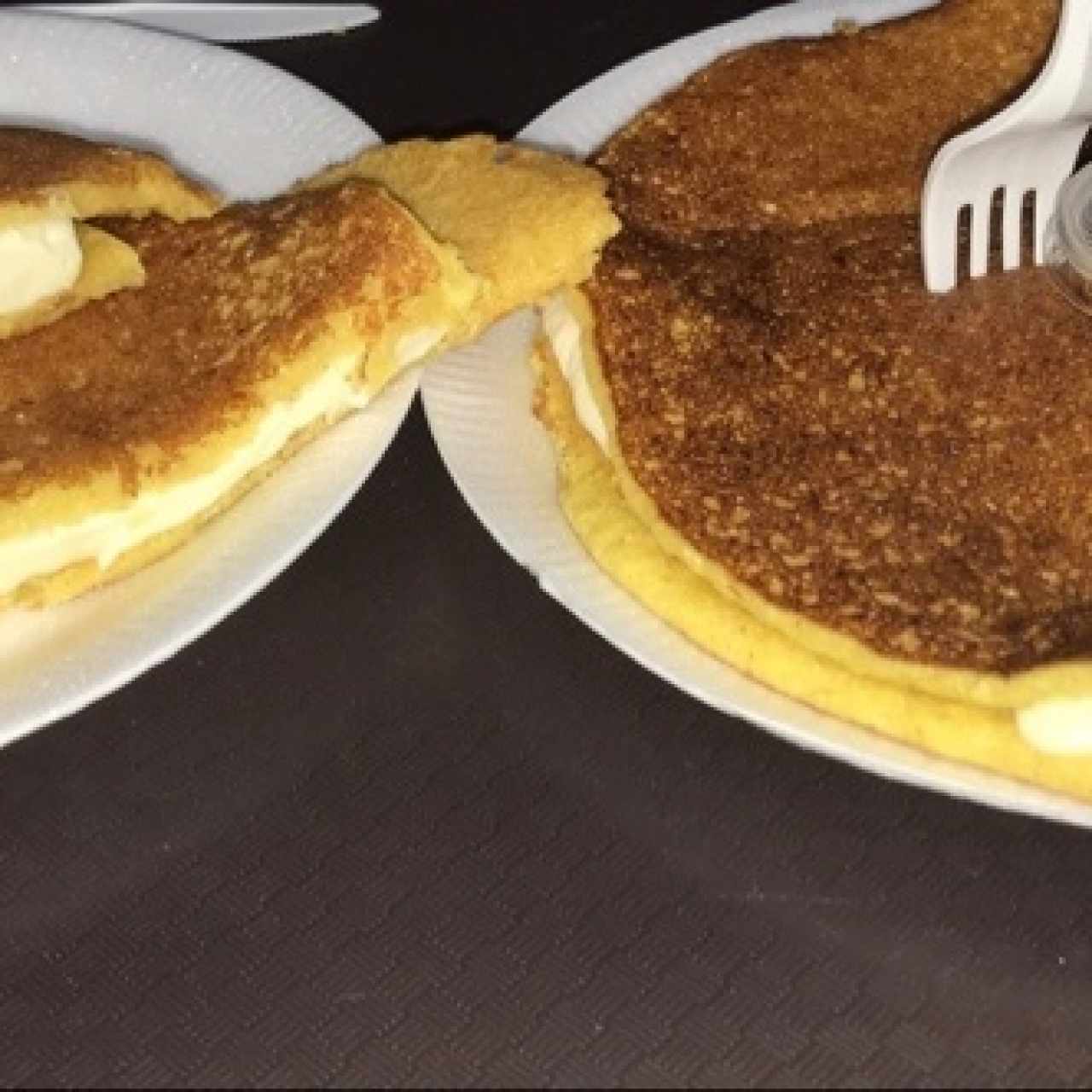 Cachapas de queso de mano