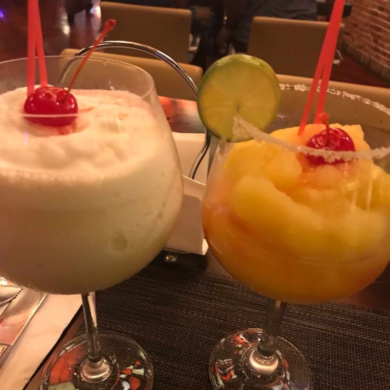 piña colada y margarita