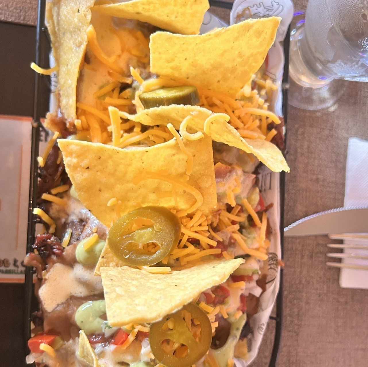 Nachos brisket