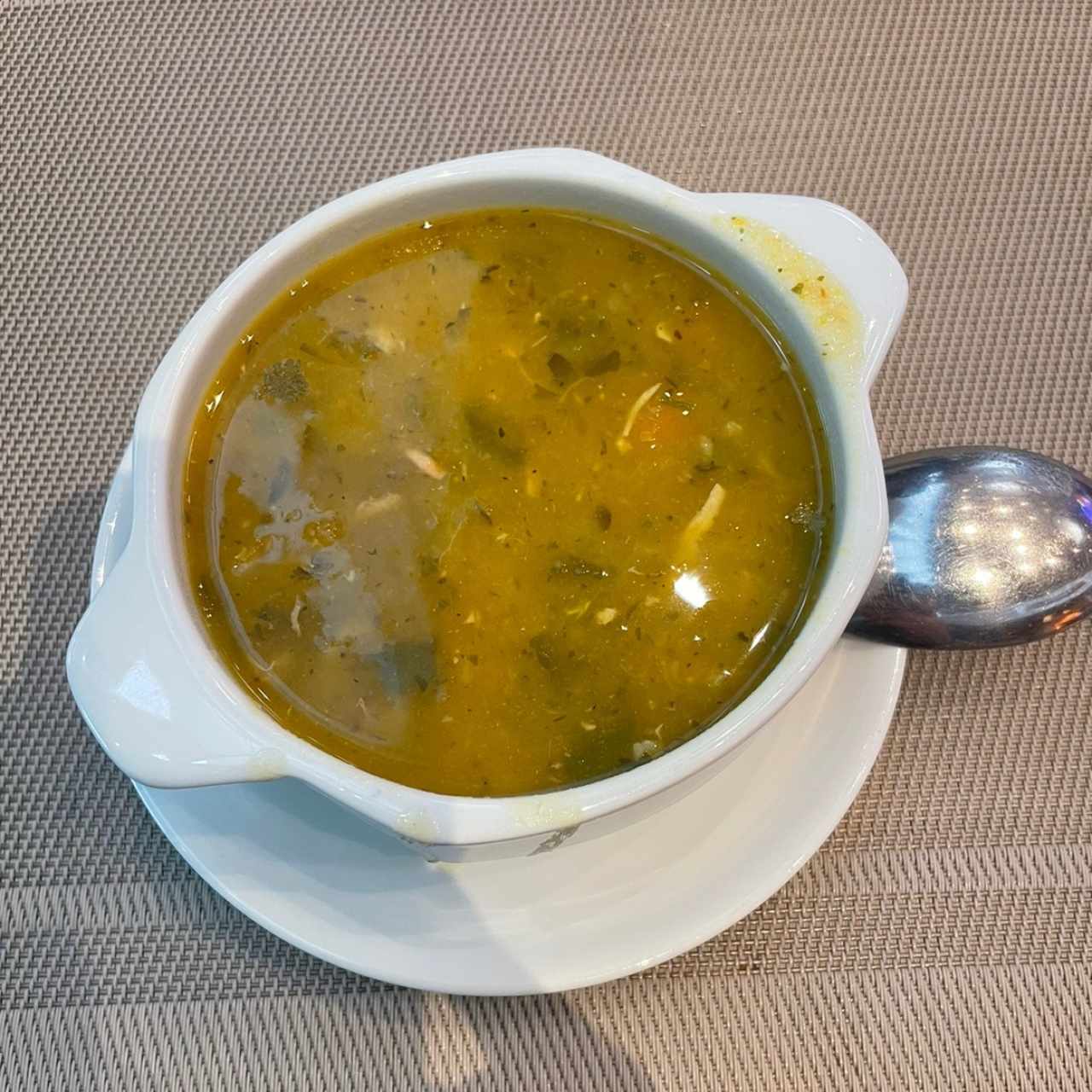 Caldo de entrada