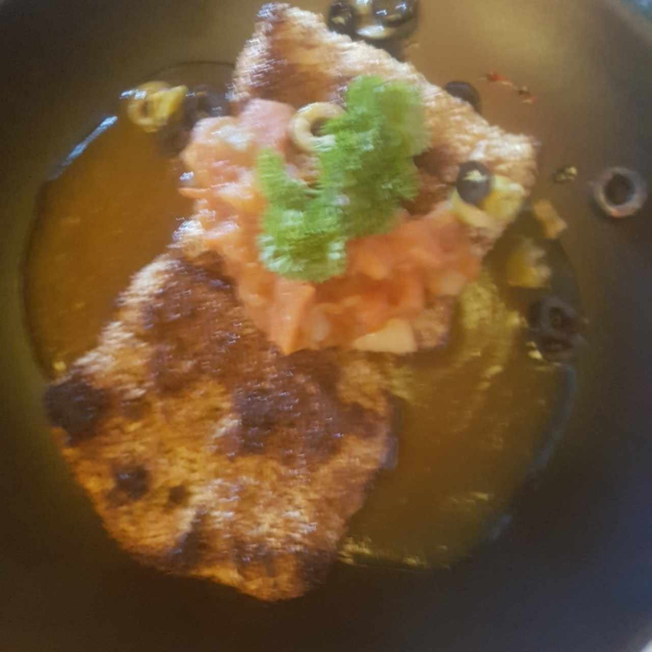 Corvina apanada con Sésamo 