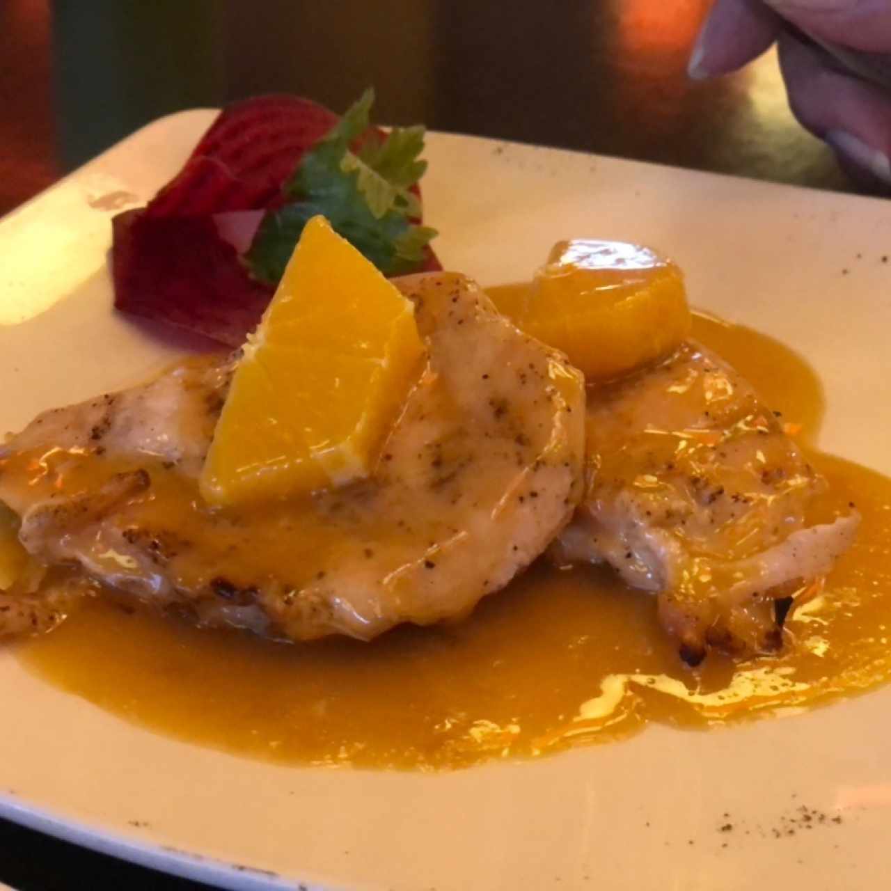 pollo a la naranja