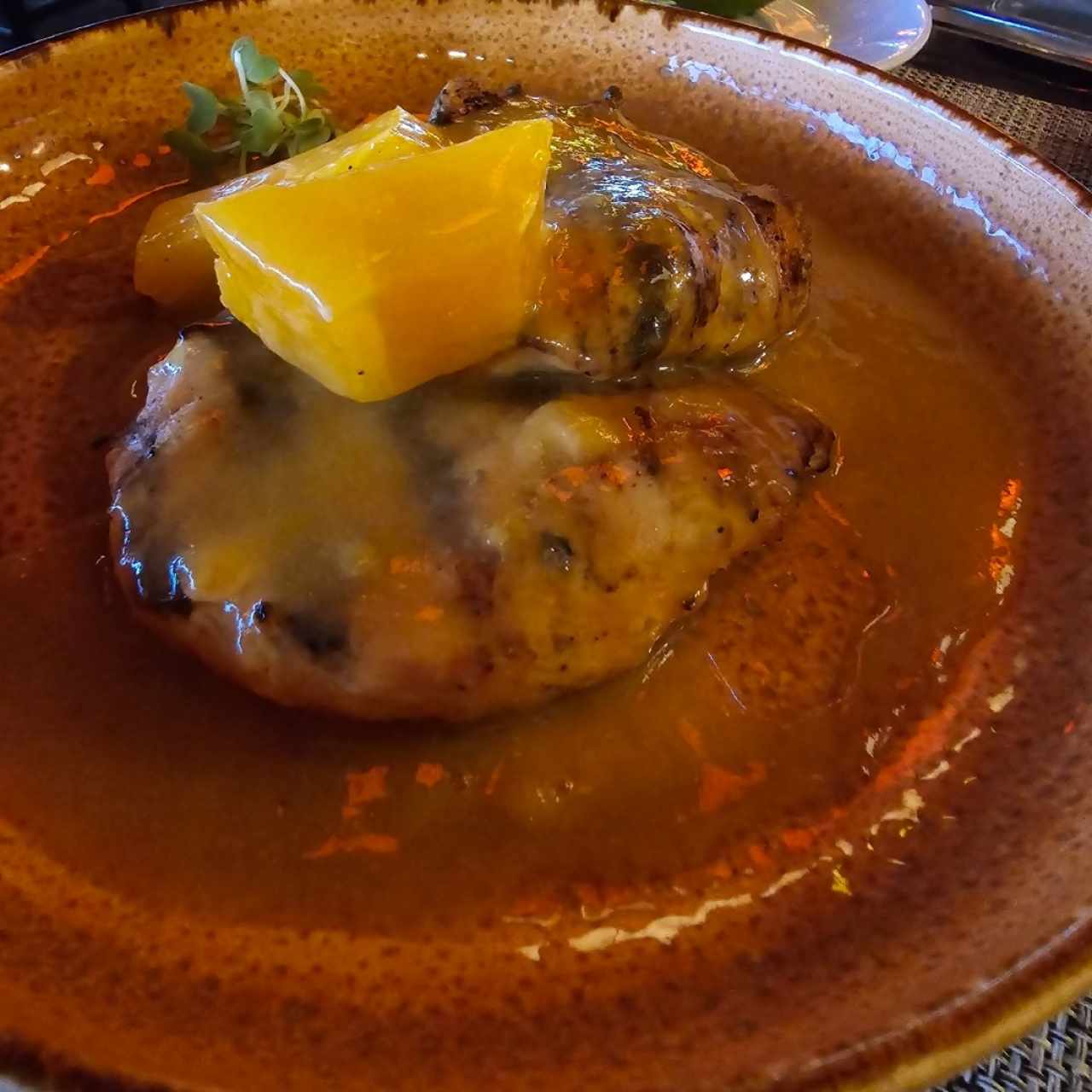 FILETE DE POLLO A LA NARANJA