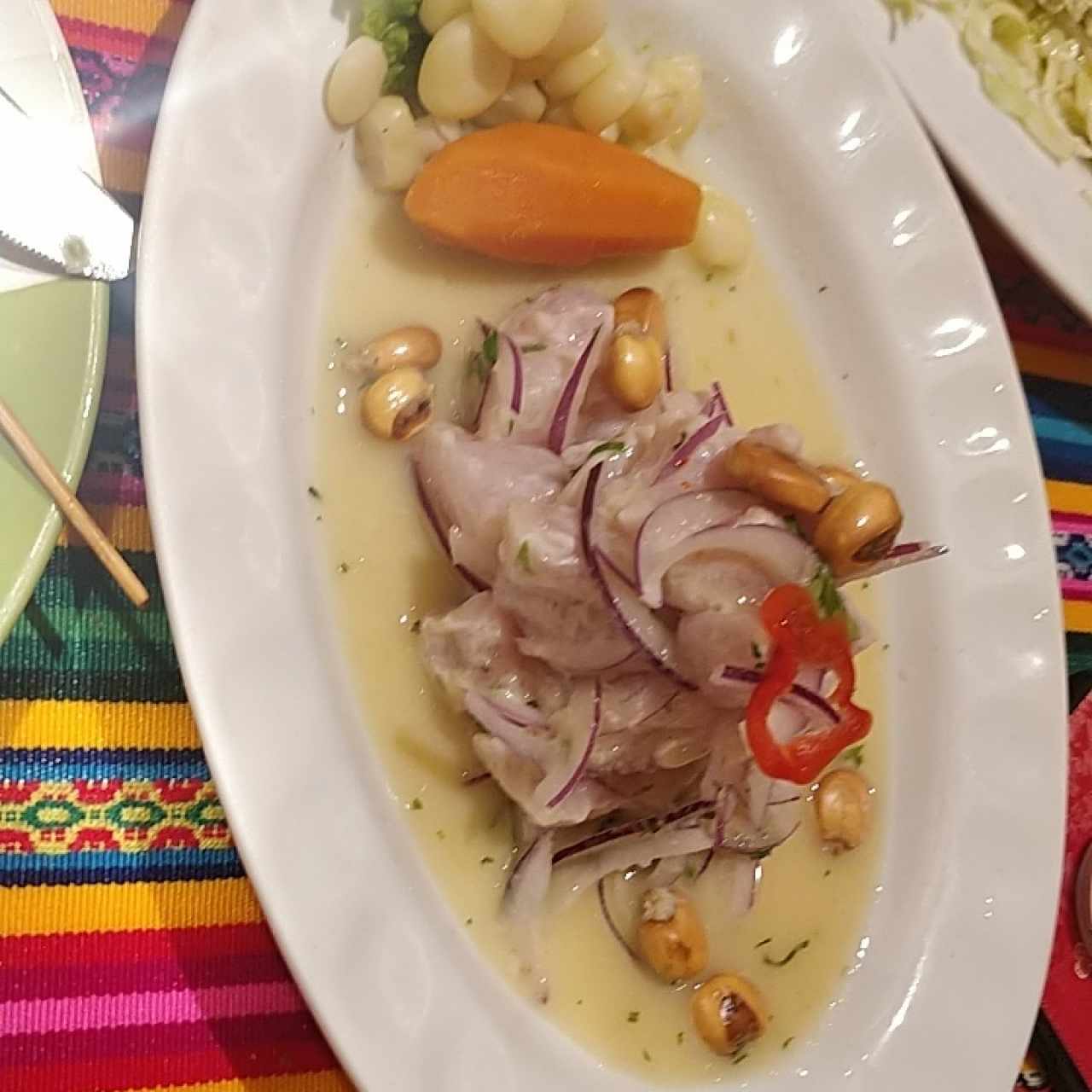 ceviche de corvina