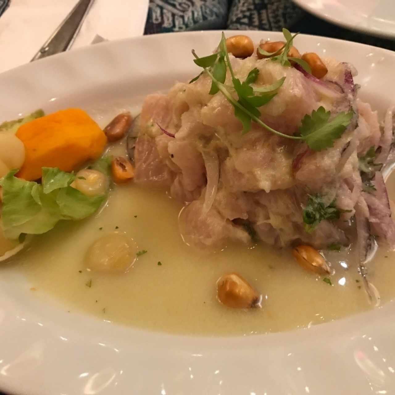 ceviche de corvina