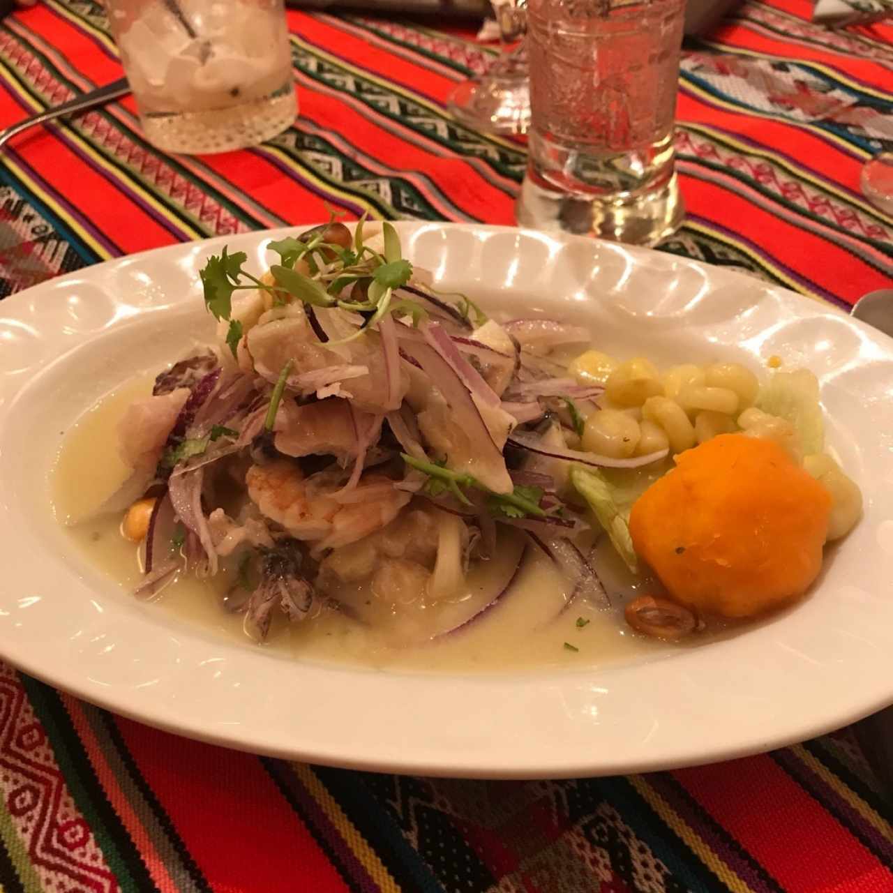 ceviche de combinación