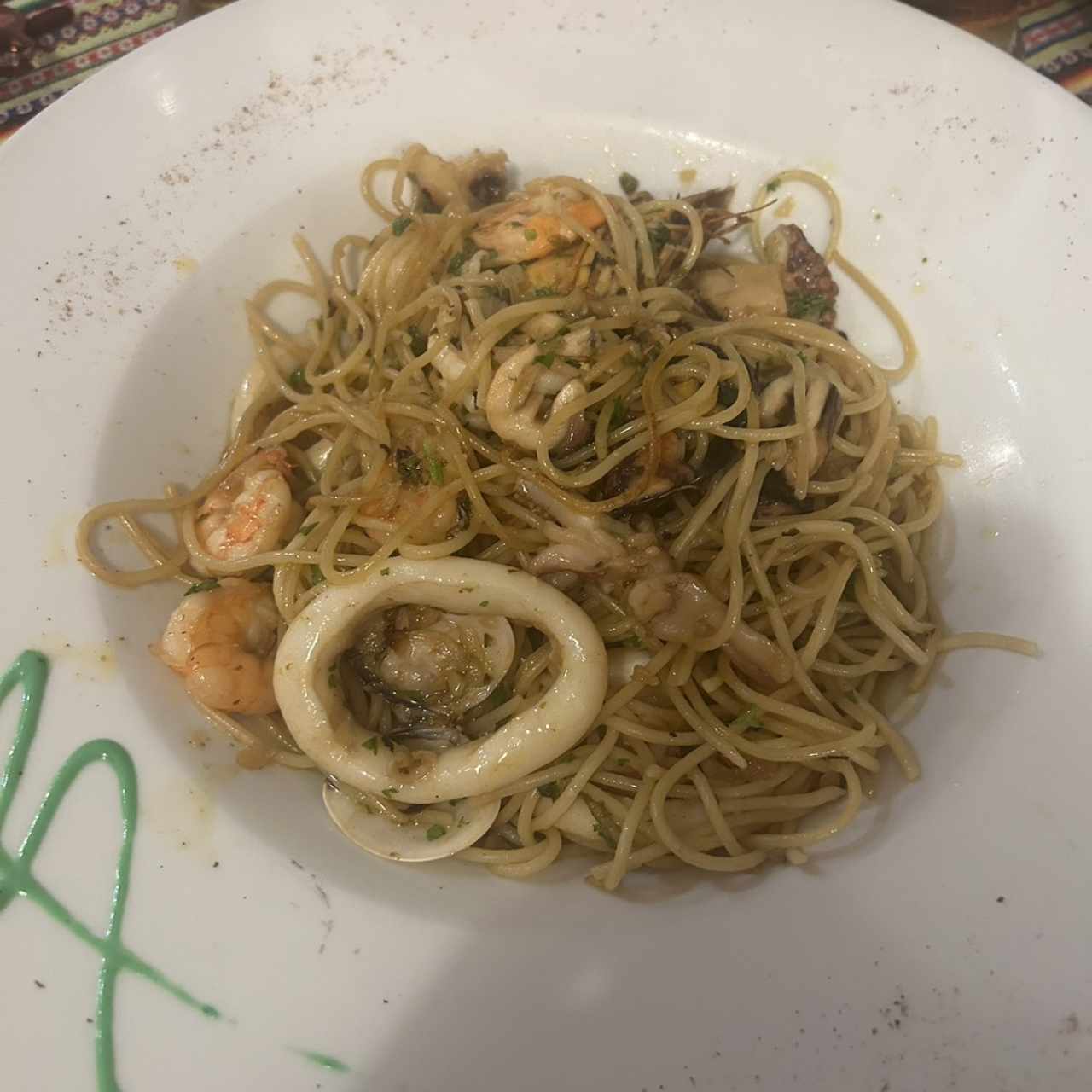 Spaguetti Frutos del Mar