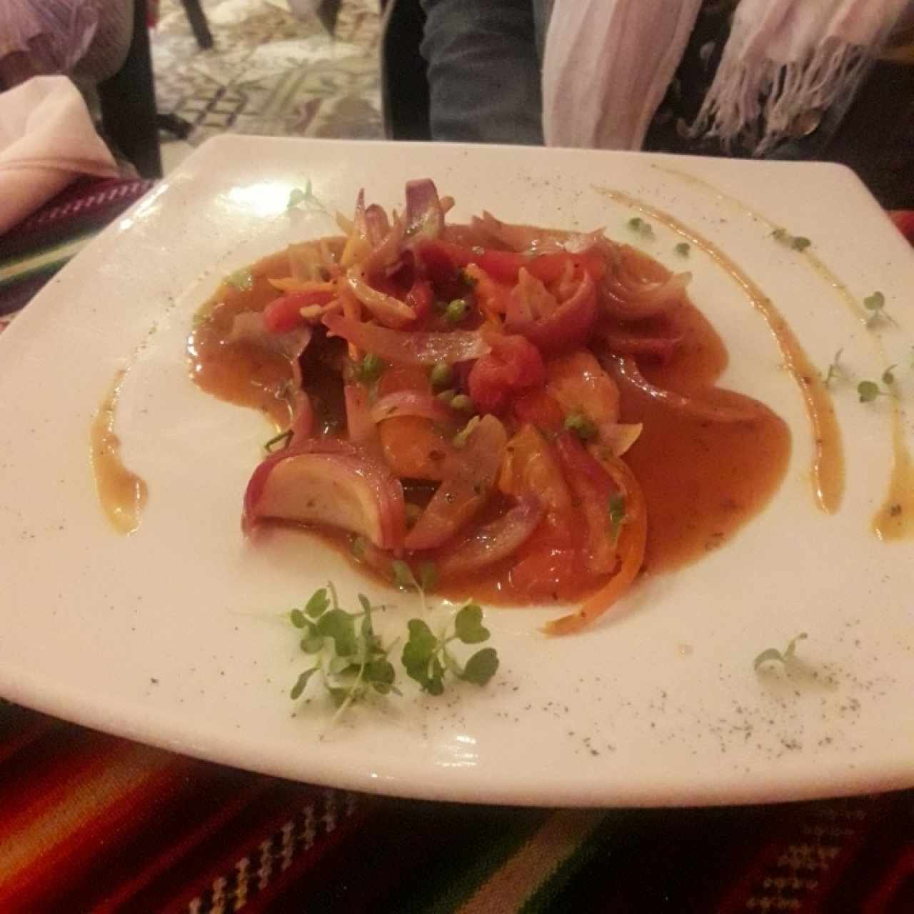 Corvina a la chorrillana