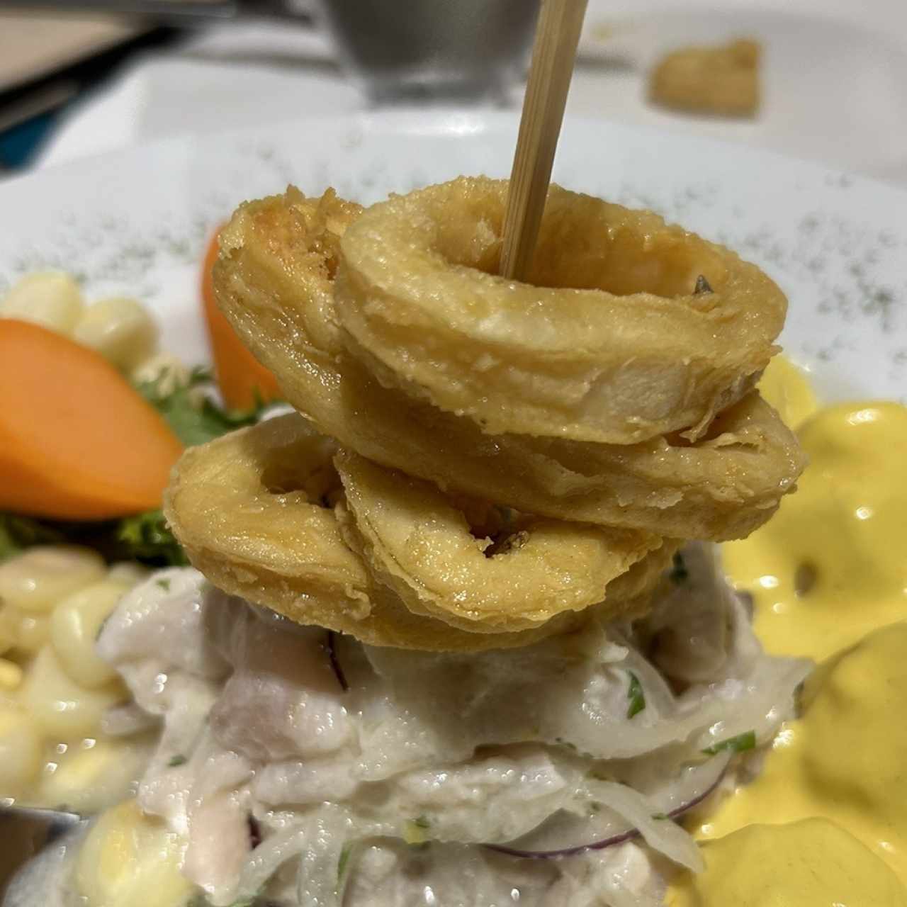 Ceviche a las Tres Cremas