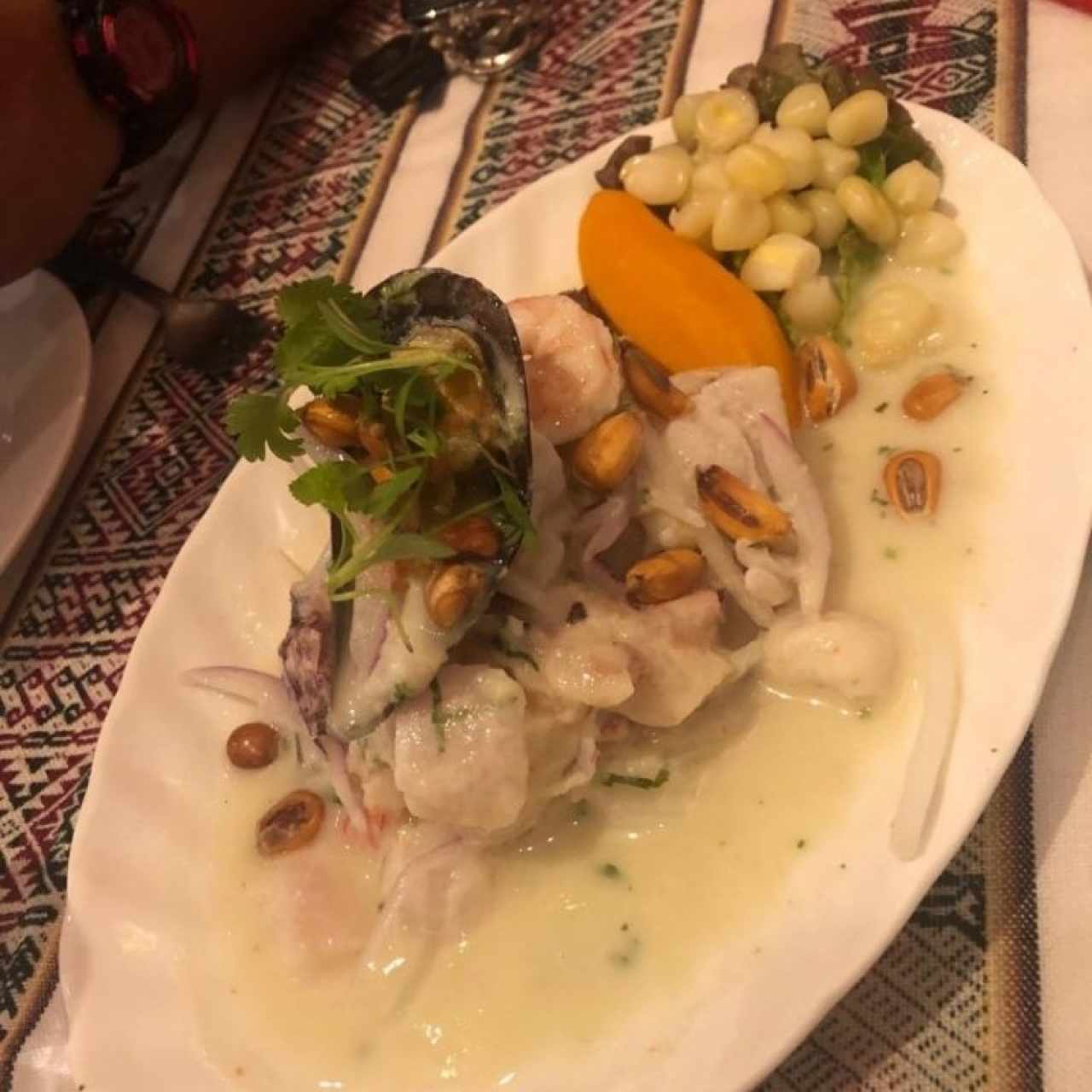 ceviche de combinación