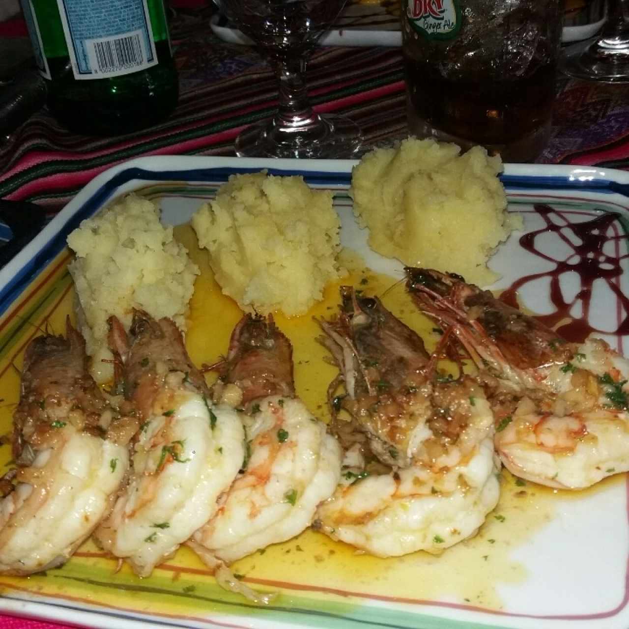 langostinos al ajillo