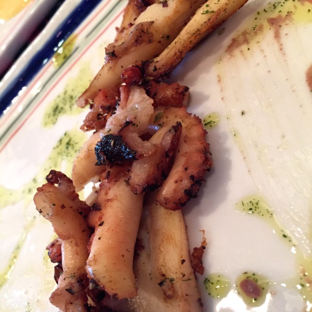 Pulpo al carbón