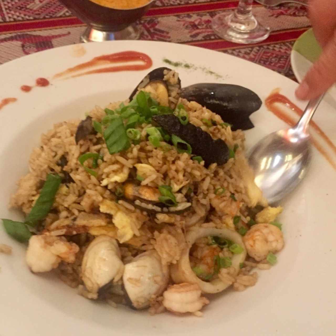 Arroz Chaufa con Mariscos