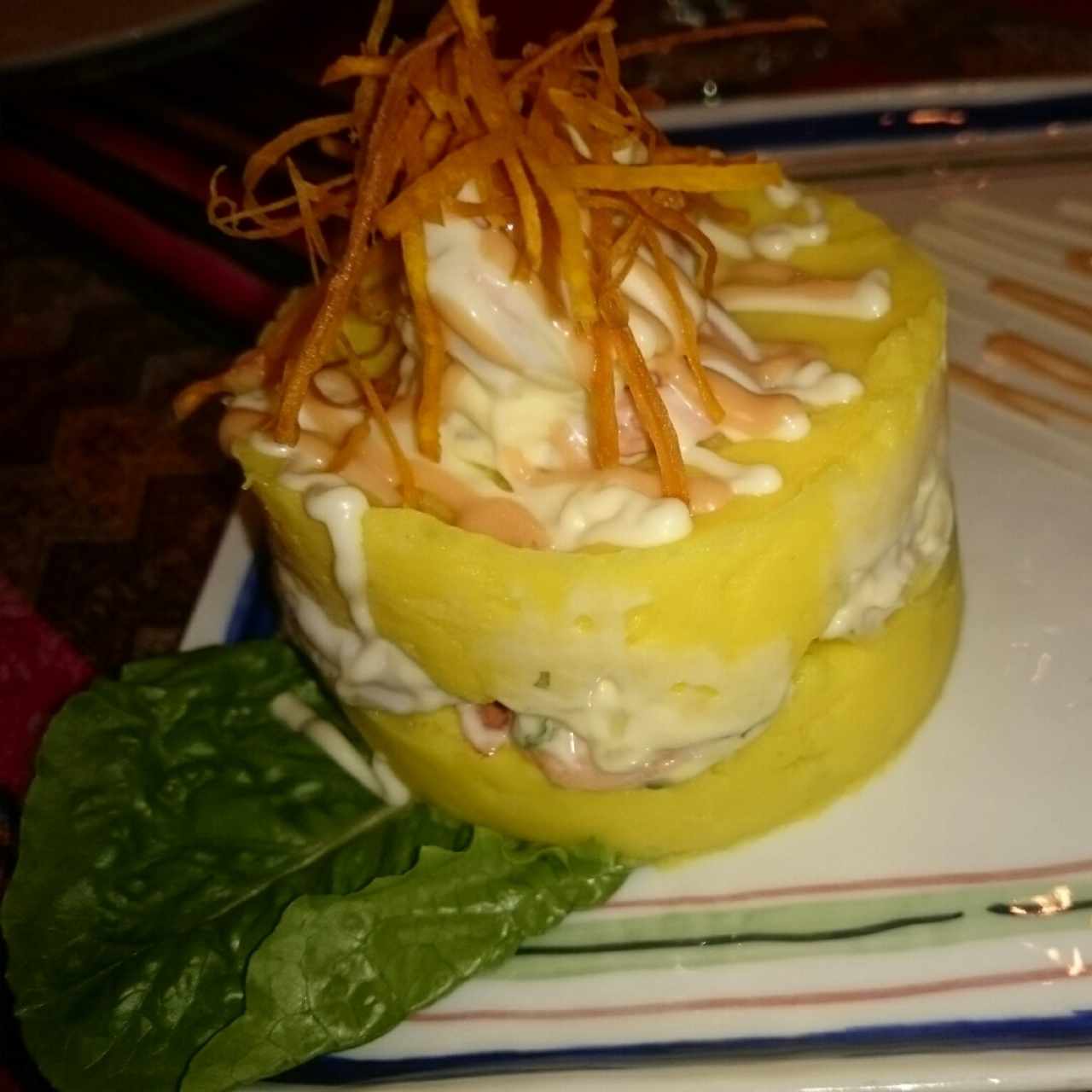 Causa de camarones