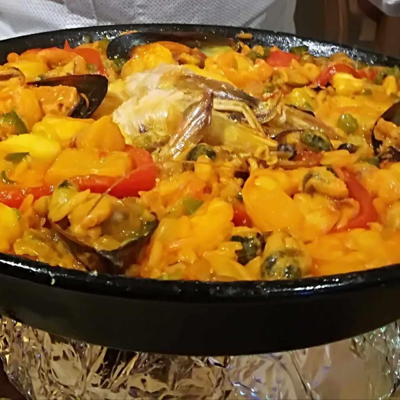 Paella de mariscos 