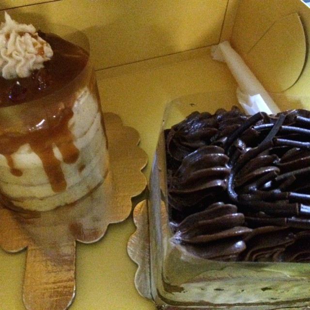 Dulce de caramelo y vainilla/chocolate y nutella