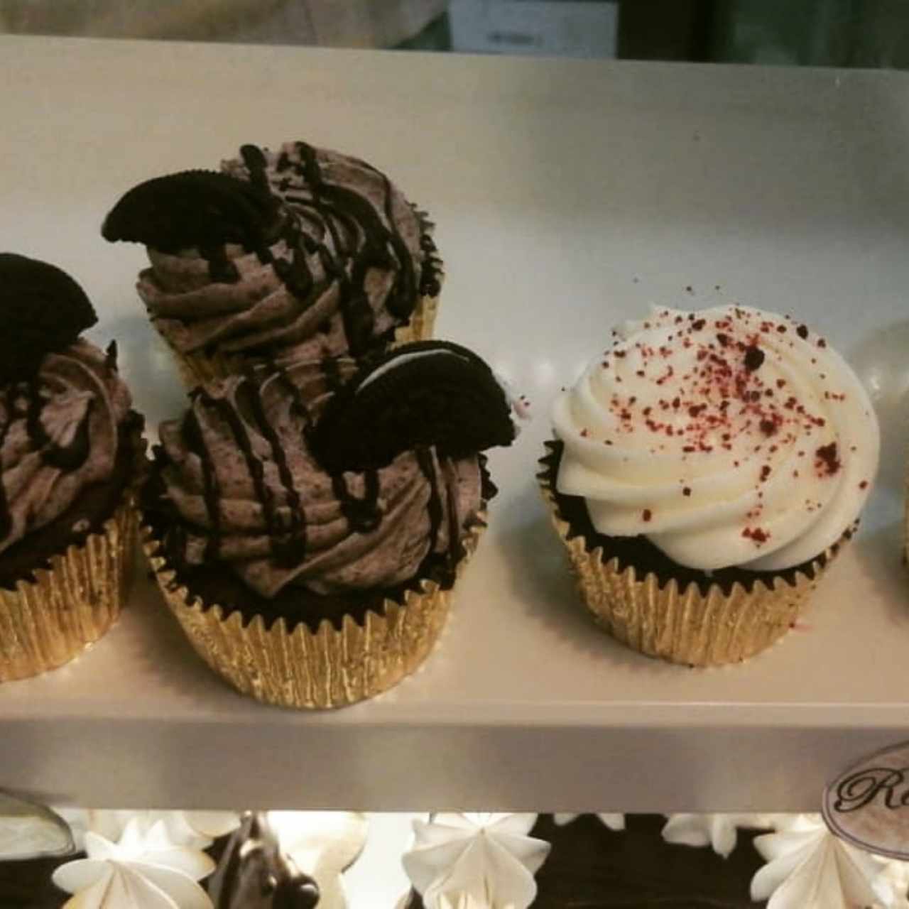 Cupcakes Red Velvet y Oreo