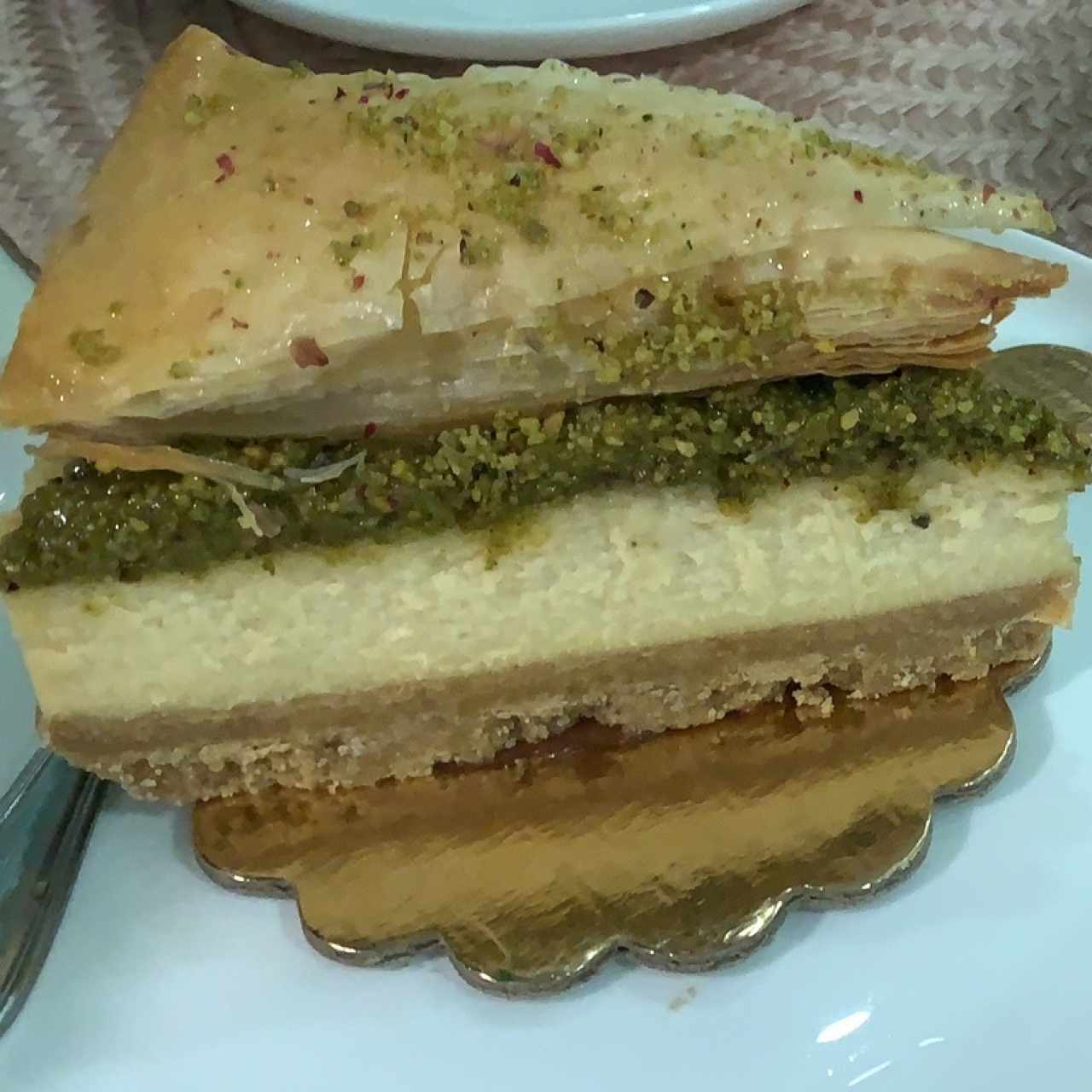 Dulces Fríos - Cheesecake de pistacho