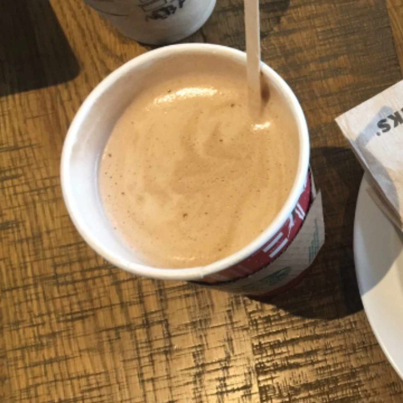 Capuccino con leche de almendras