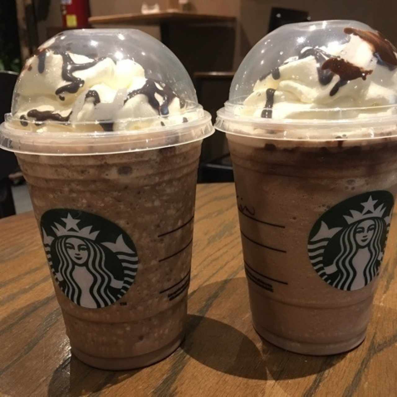 Jaba chip y chocolate cream frappes