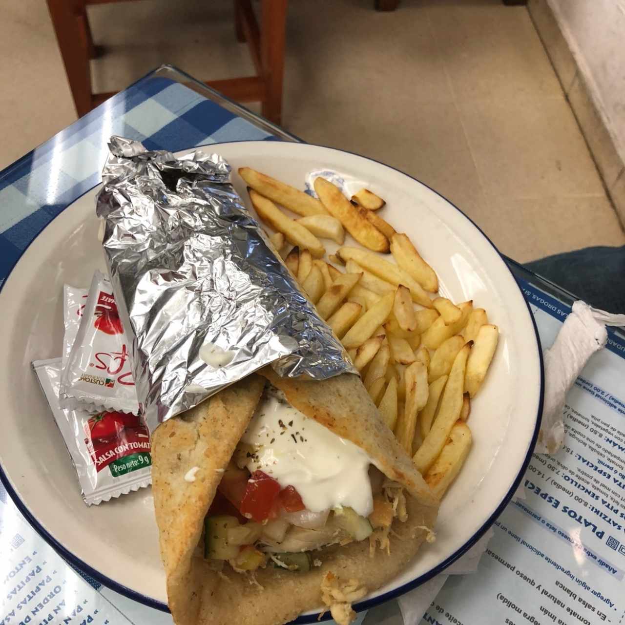 gyro de pollo