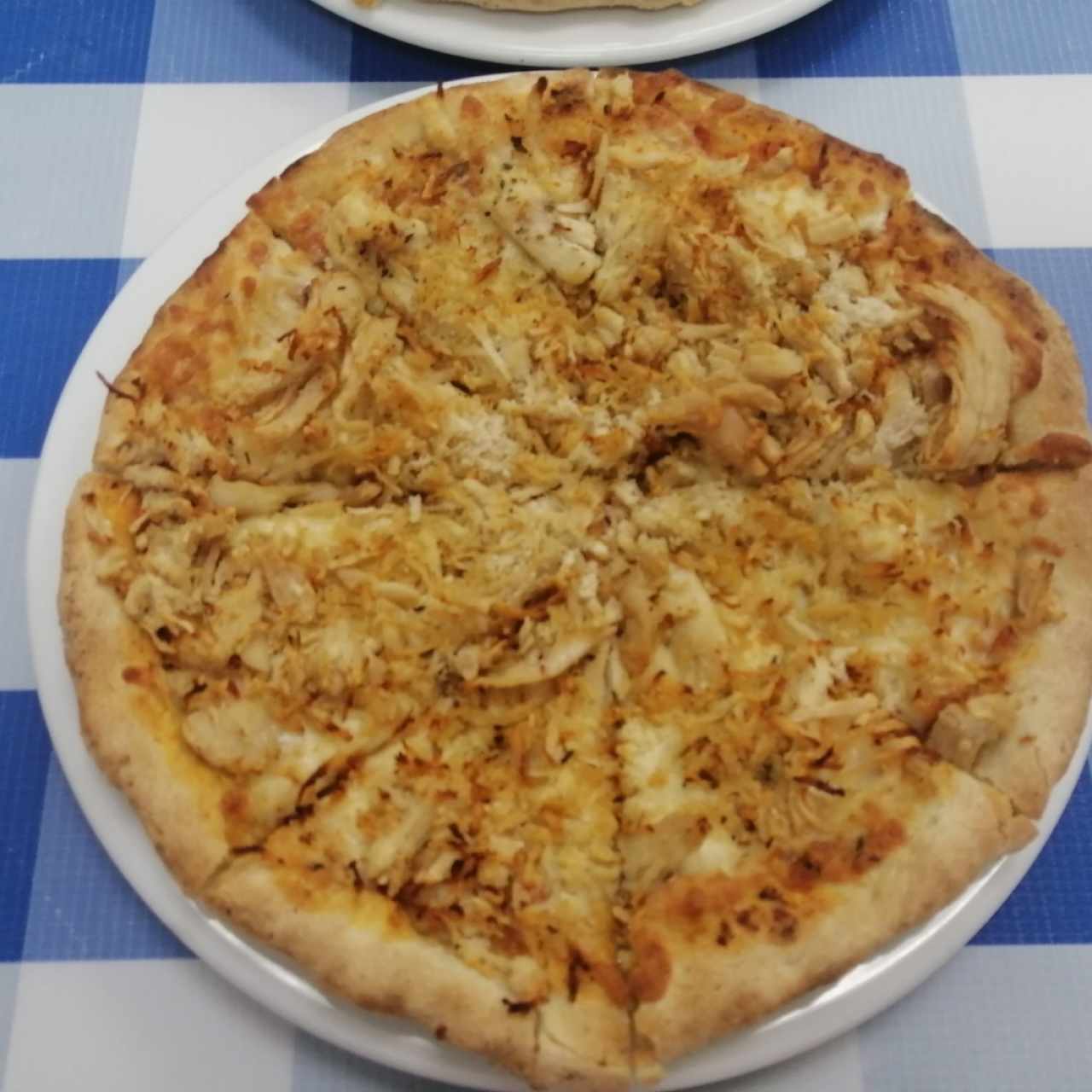 Pizza de pollo (1 ingrediente) 