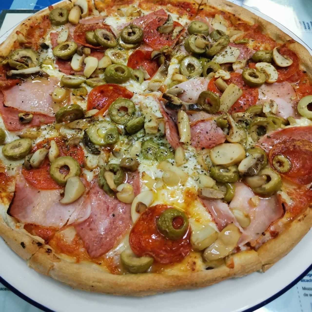 Pizza combinación 