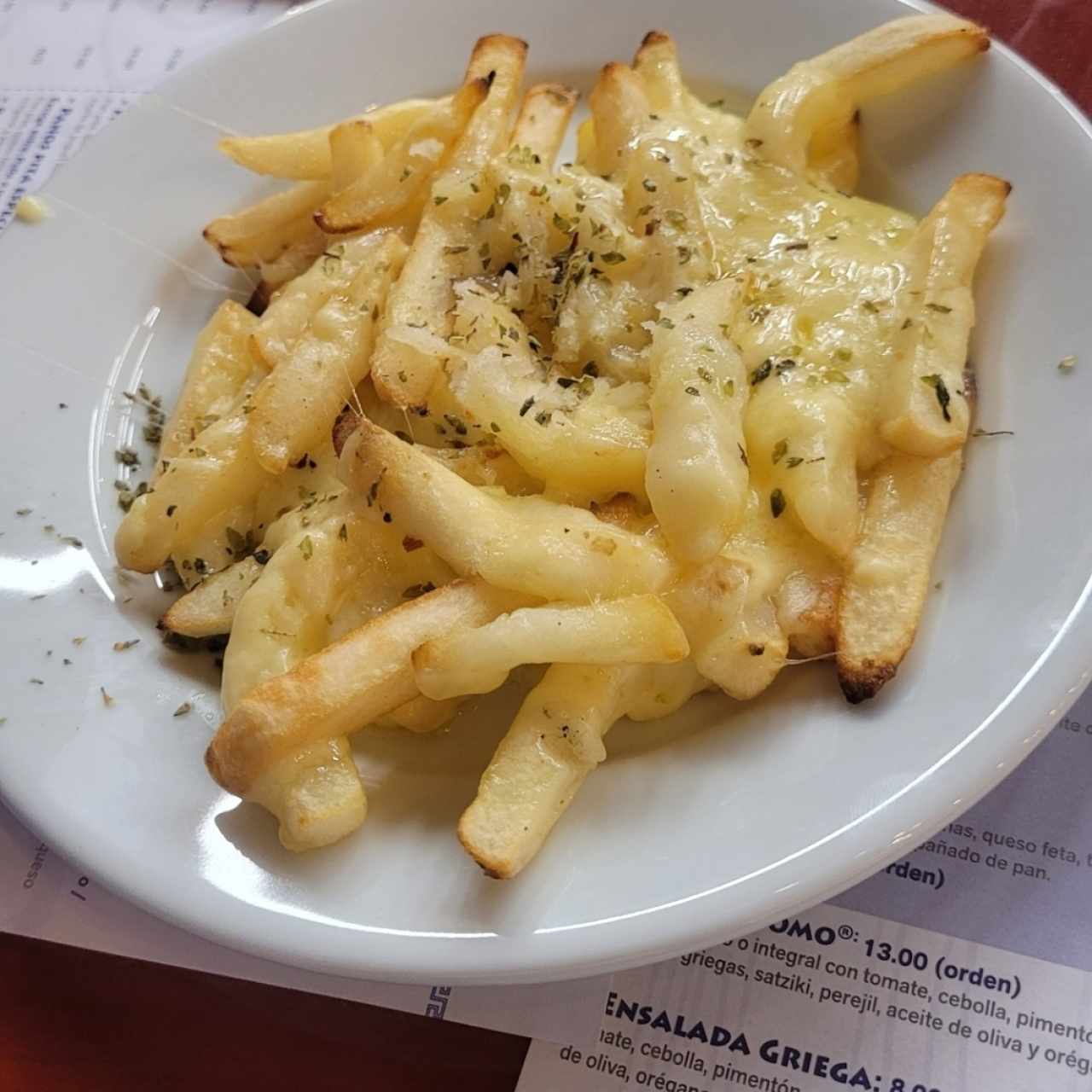 Papas asadas con mozzarella 