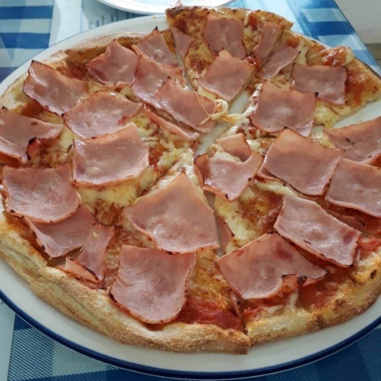 pizza de jamon