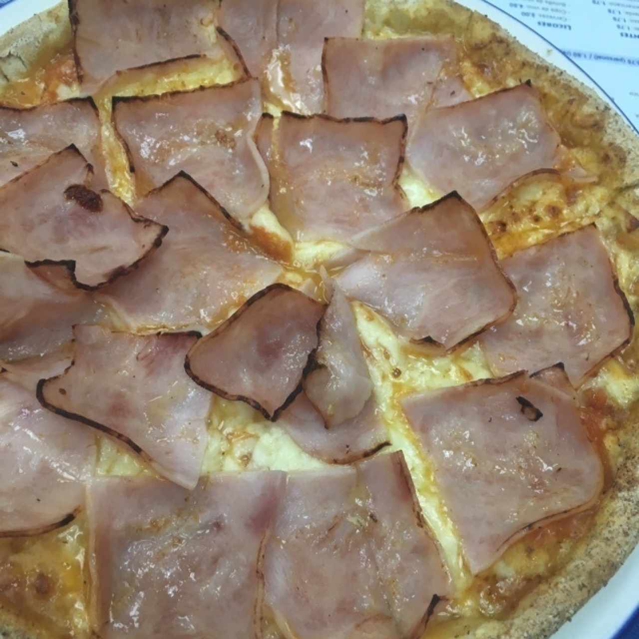 pizza de jamón 