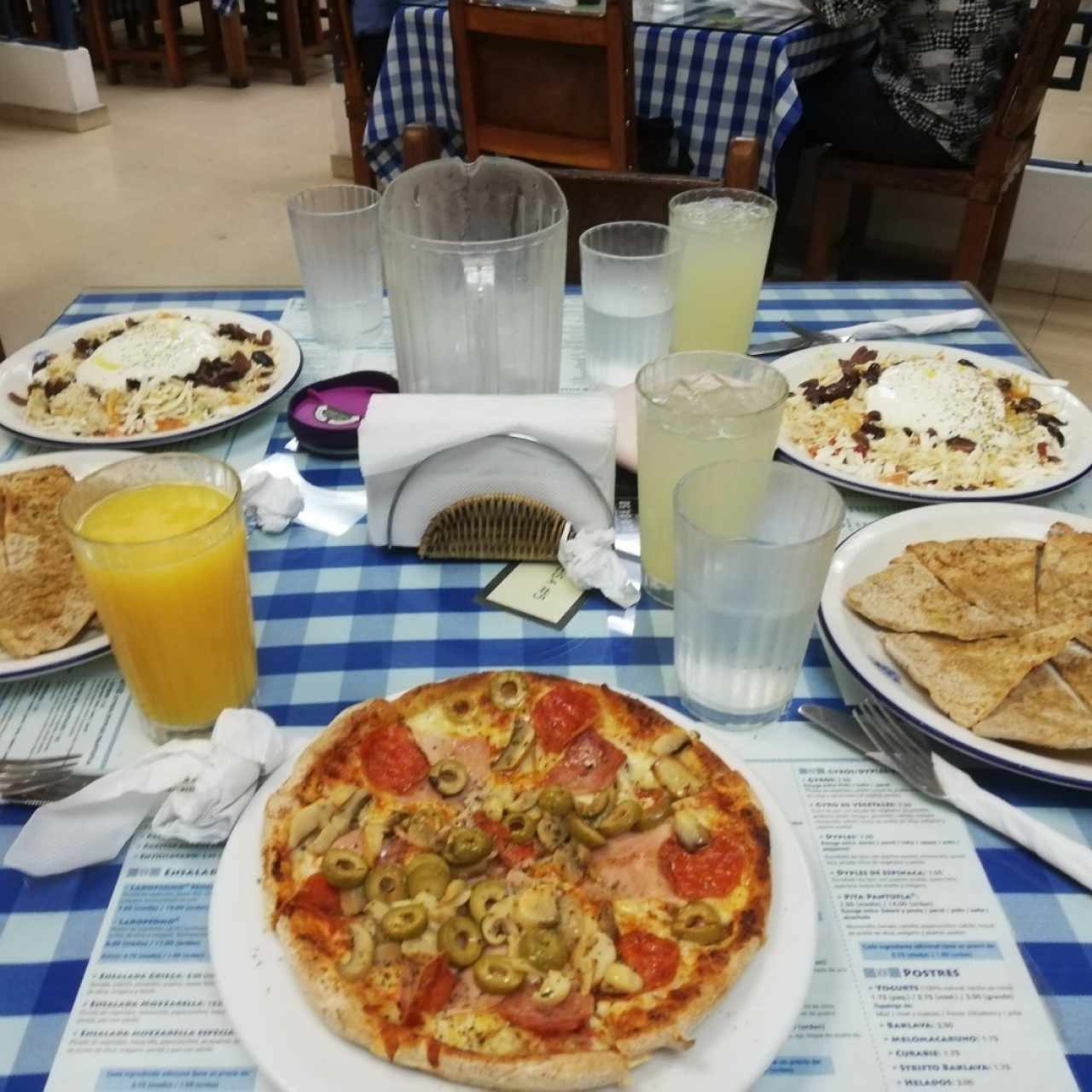 Ladopsomo y pizza de combinación 