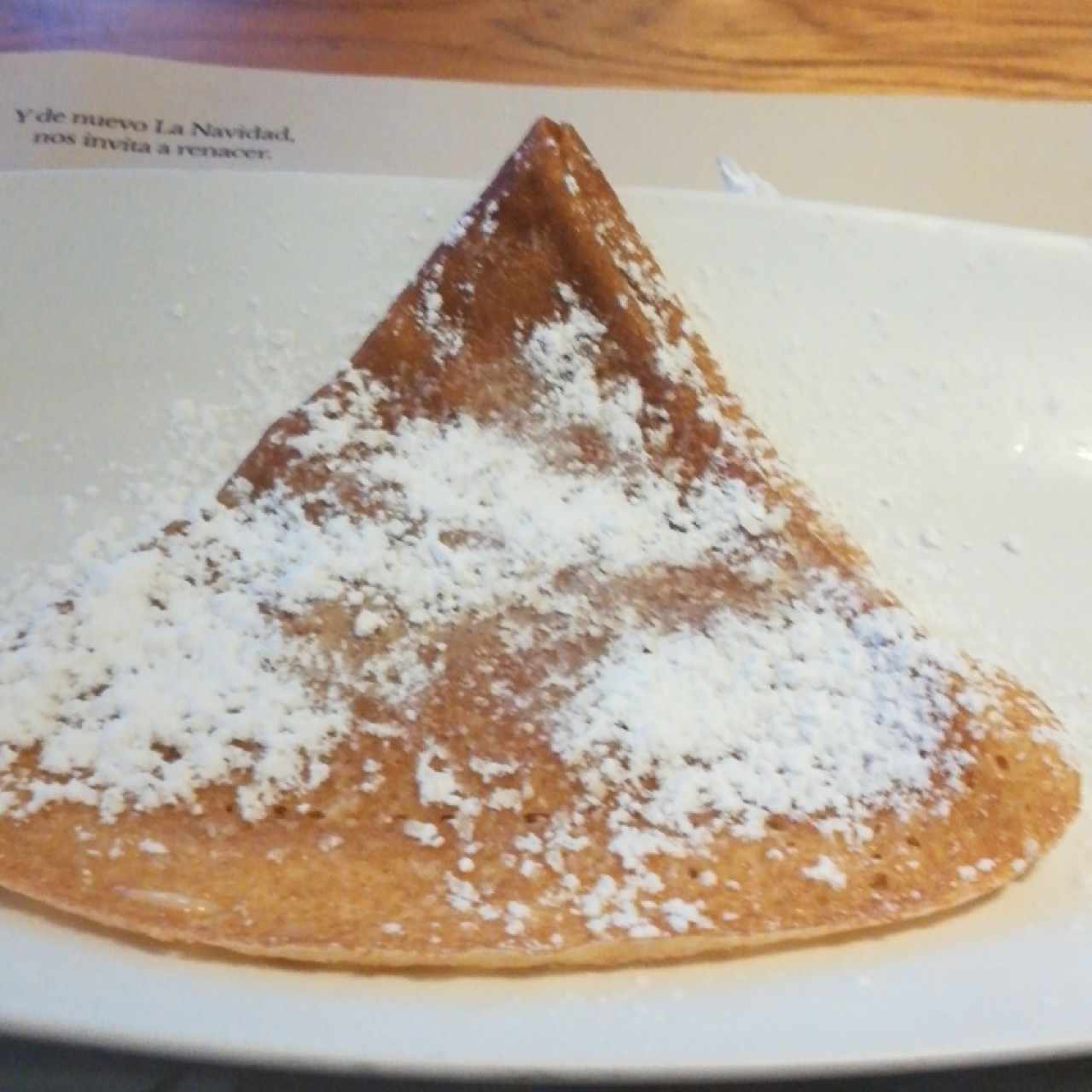 Crepe de Mantequilla y Azucar